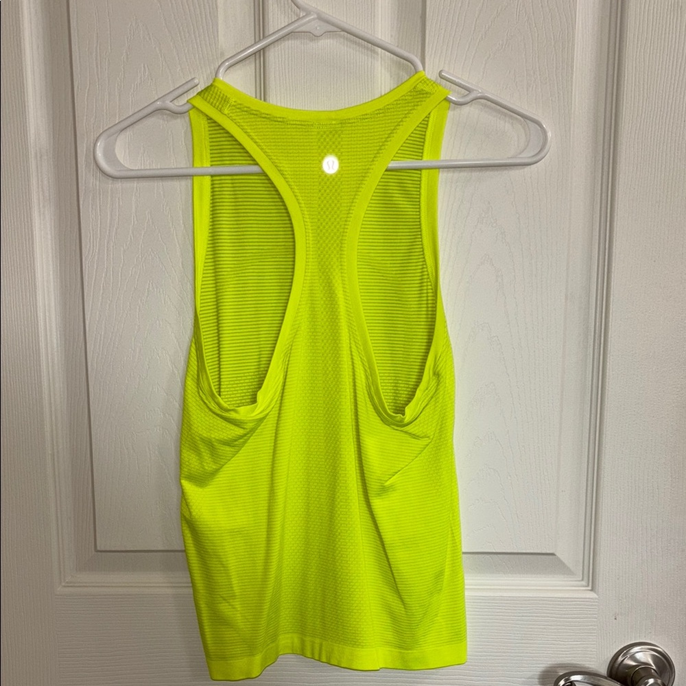 lululemon athletica Women's Neon Yellow Tank Top